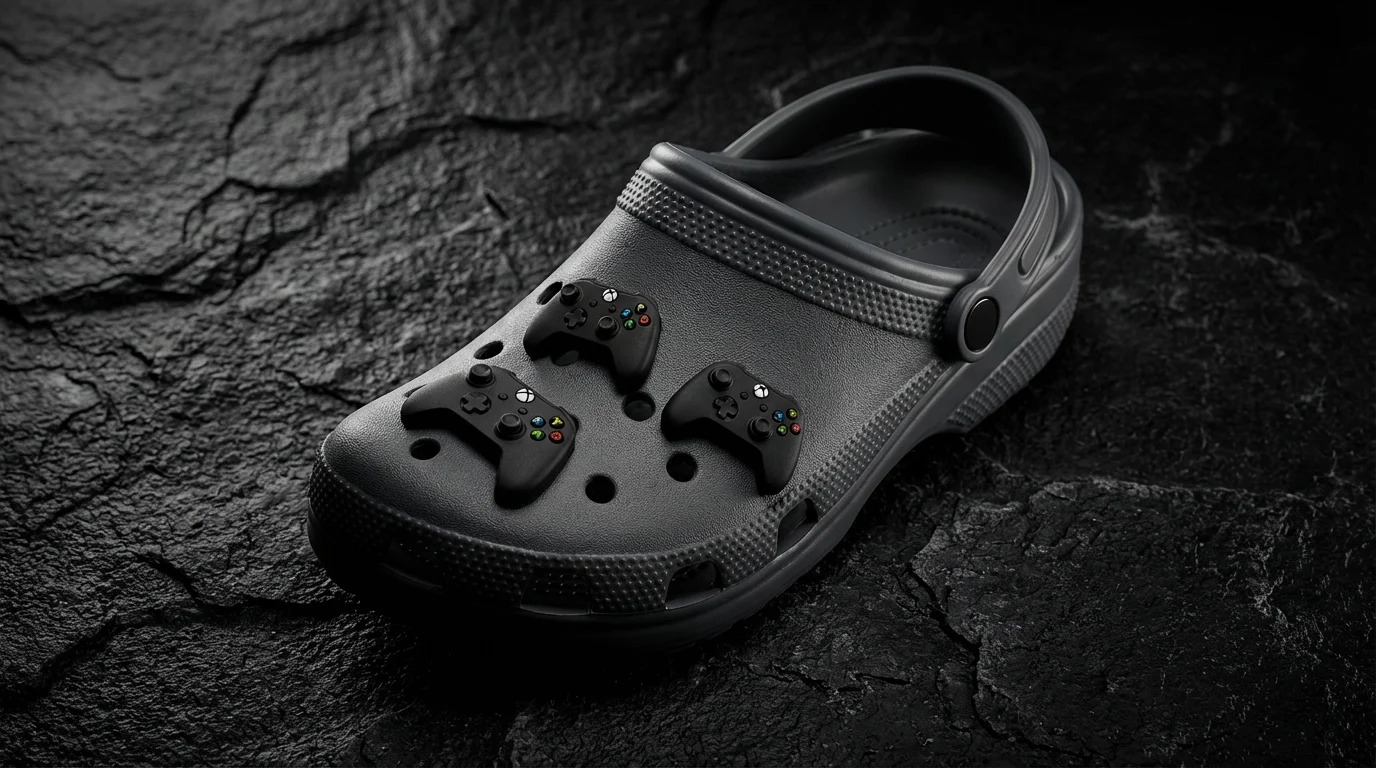 Black XBOX Controller Jibbitz-Crocs Charms