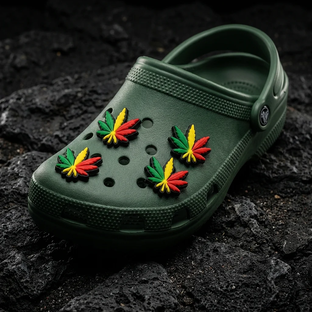 Colourful Leaf Jibbitz-Crocs Charms