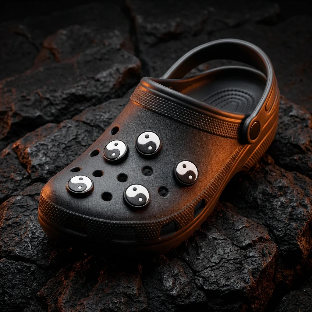 Ying Yang Jibbitz-Charms for Crocs
