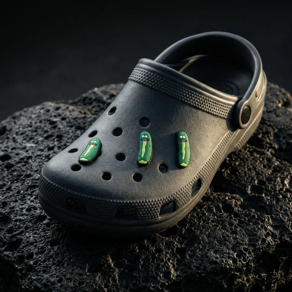 Pickle Rick Jibbitz-Charms for Crocs
