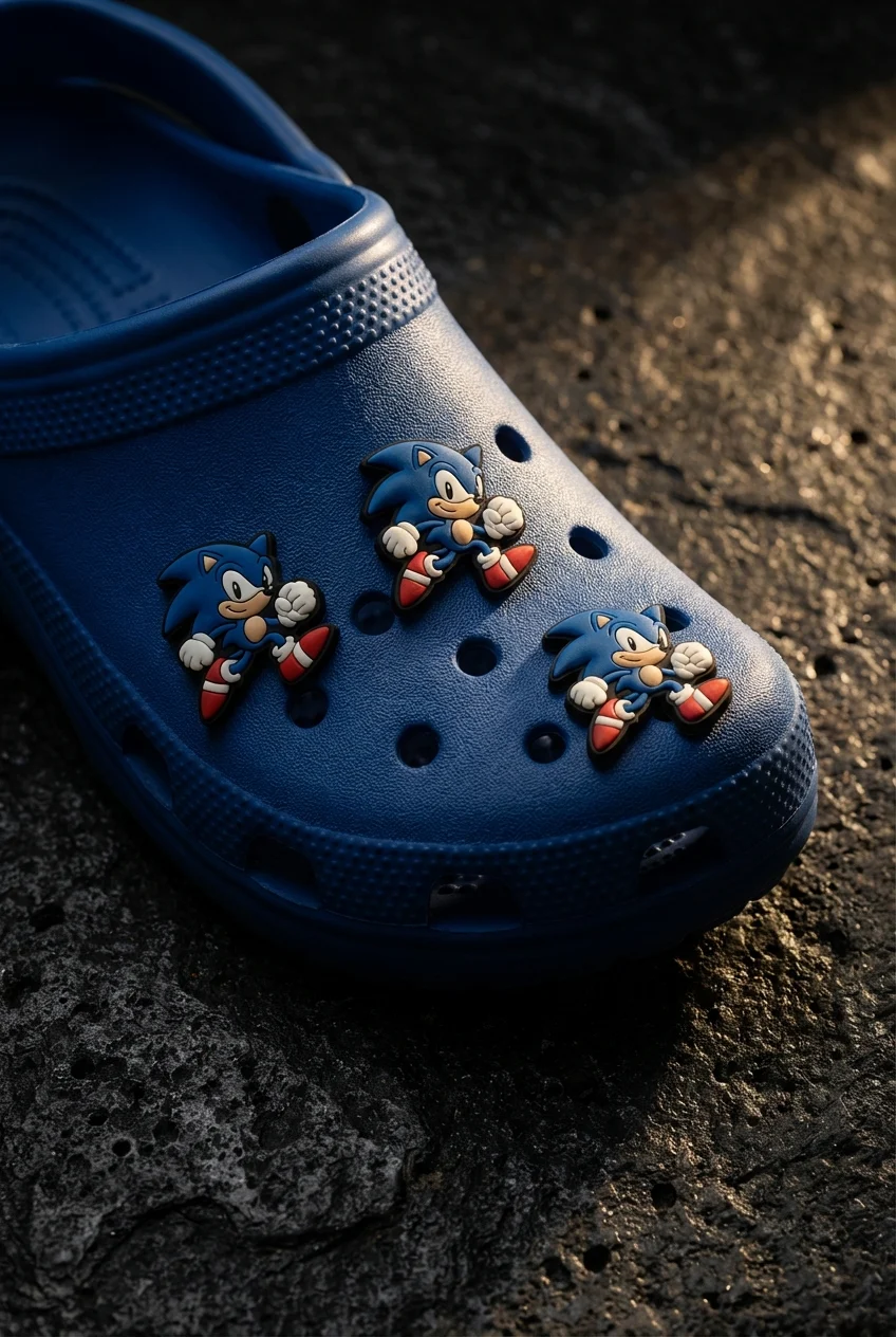 Sonic Hedge Cartoon Jibbitz-Charms for Crocs