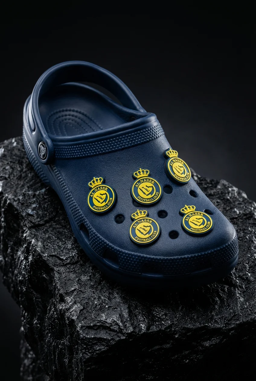Al Nassr FC Crest For Jibbitz-Crocs Charms