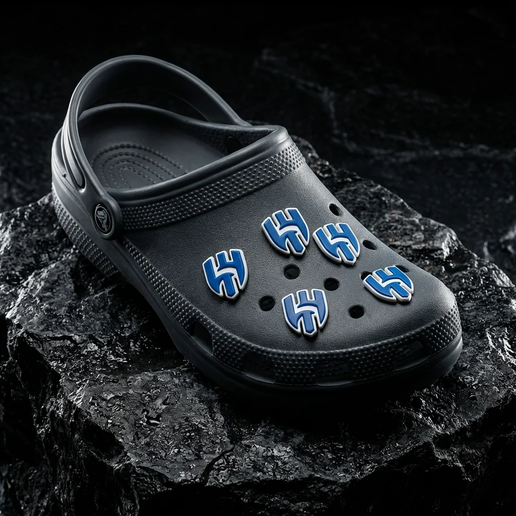 Blue Shield Logo For Jibbitz-Crocs Charms