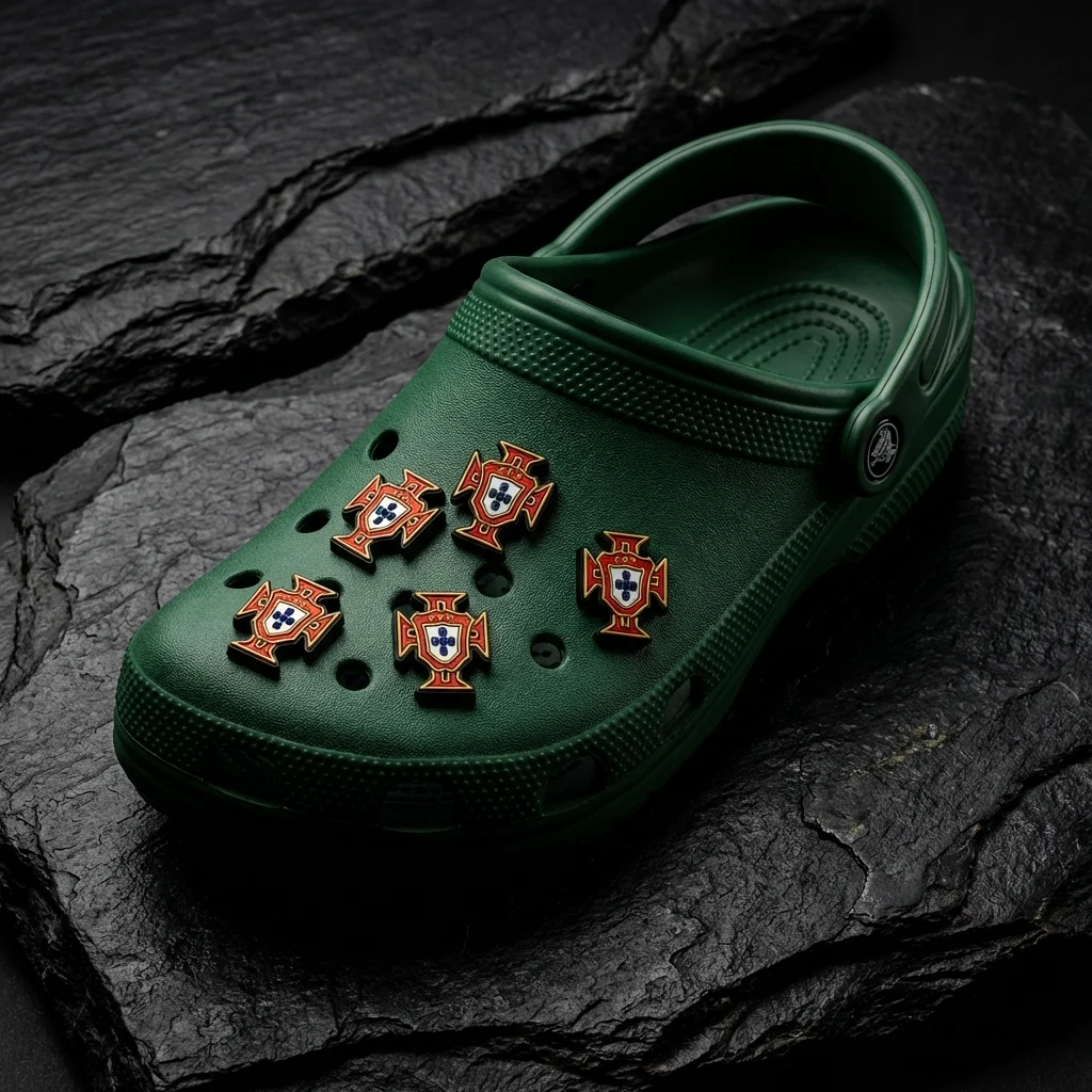 Portugal Football Crest For Jibbitz-Crocs Charms