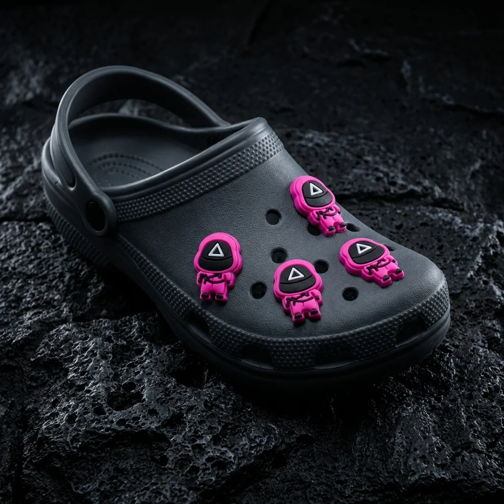 Squid Game Triangle Jibbitz-Charms for Crocs