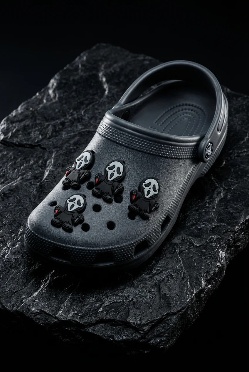 Scream Ghost Face Jibbitz-Charms for Crocs