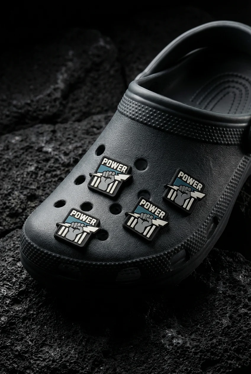 Port Adelaide Power AFL Jibbitz-Charms for Crocs