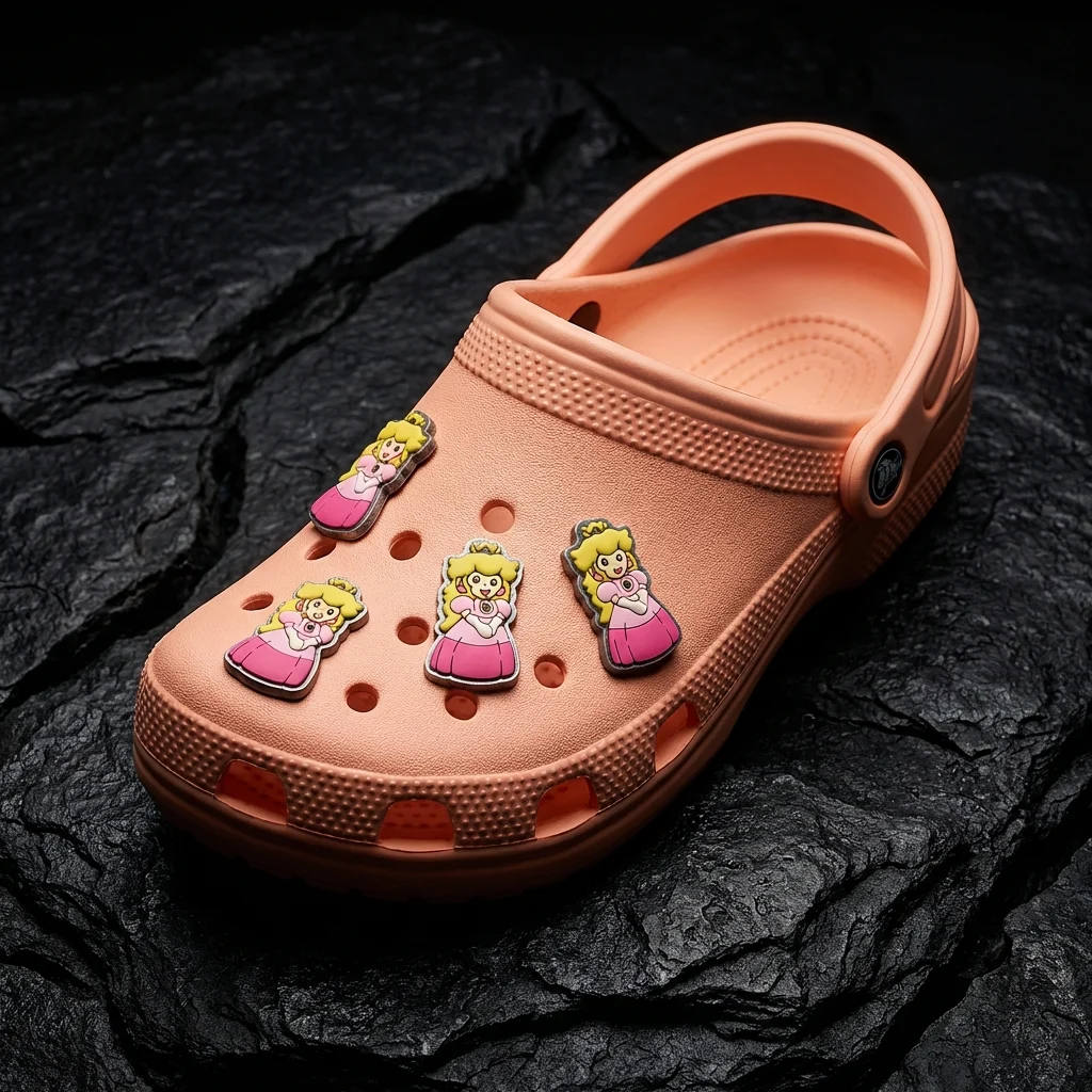 Super Mario Princess Jibbitz-Charms for Crocs