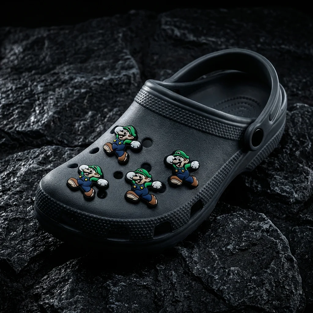 Luigi Mario Jibbitz-Charms for Crocs