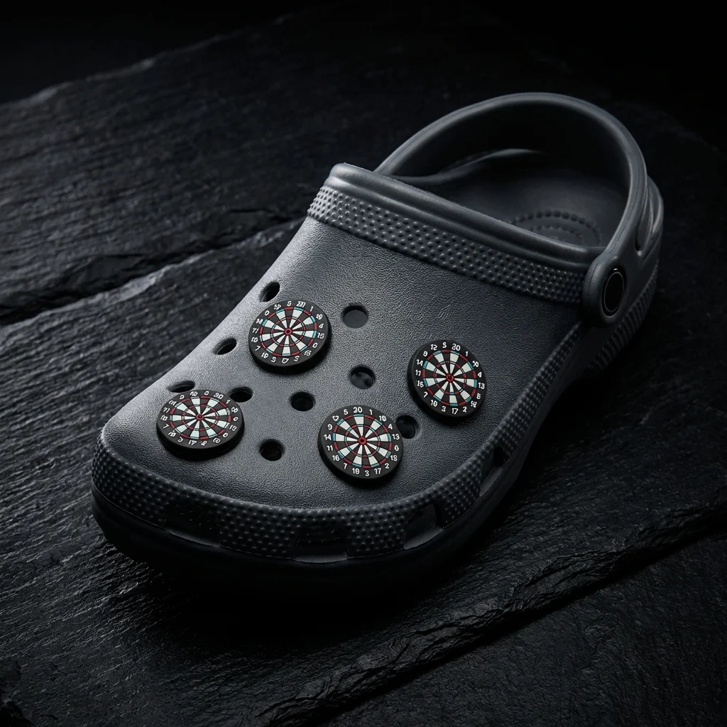 Dart Board Game Jibbitz-Charms for Crocs