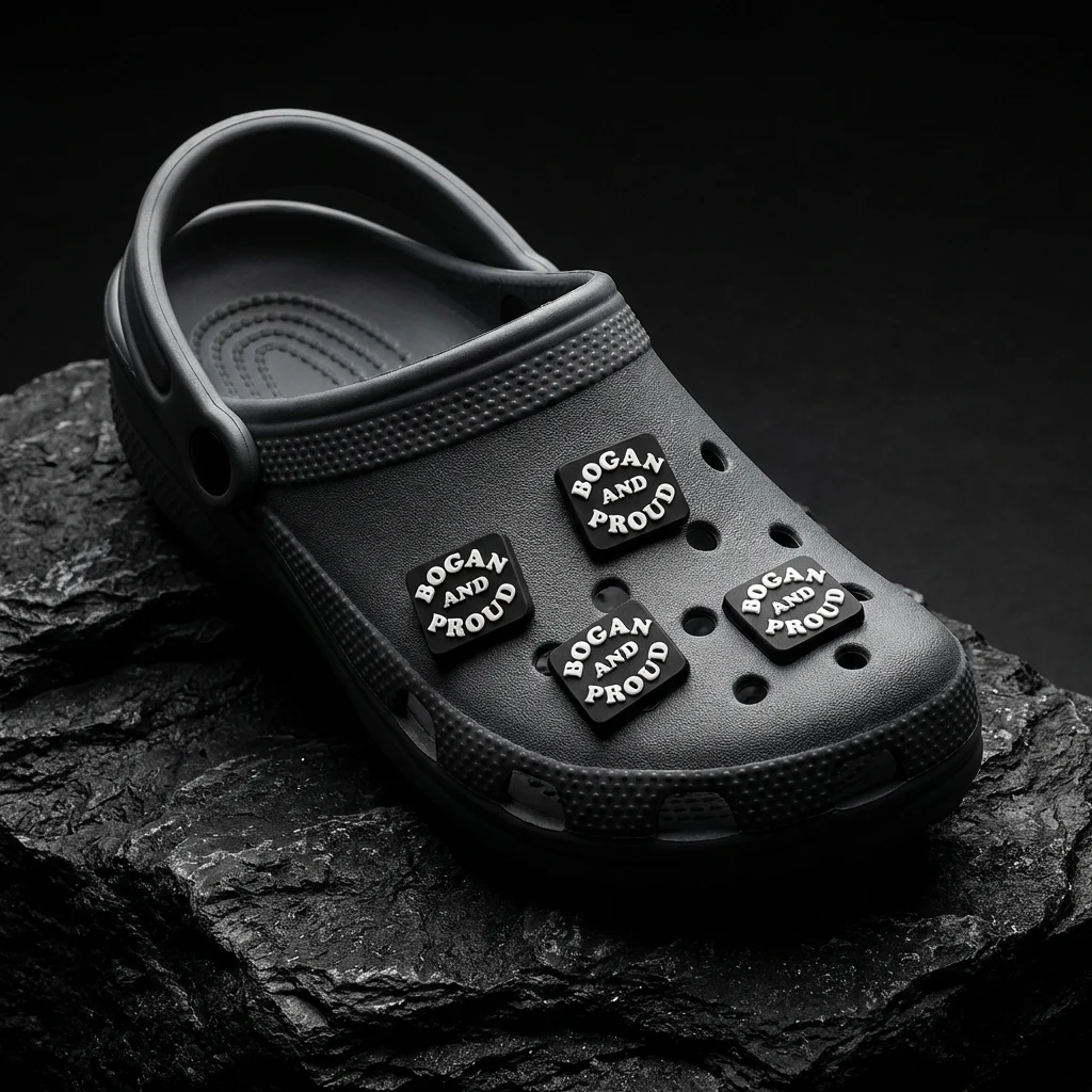 “Bogan And Proud” Jibbitz-Charms for Crocs