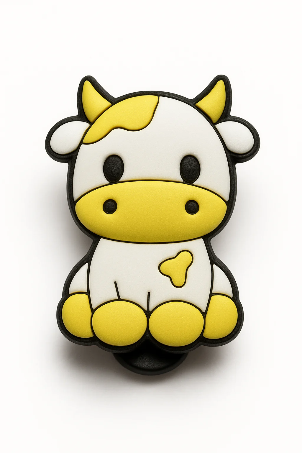 Yellow Cow Animal Jibbitz-Charms for Crocs