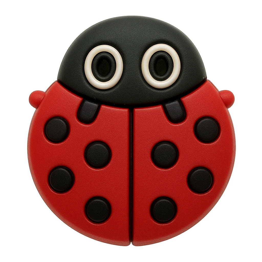 Lady Bug Jibbitz-Charms for Crocs