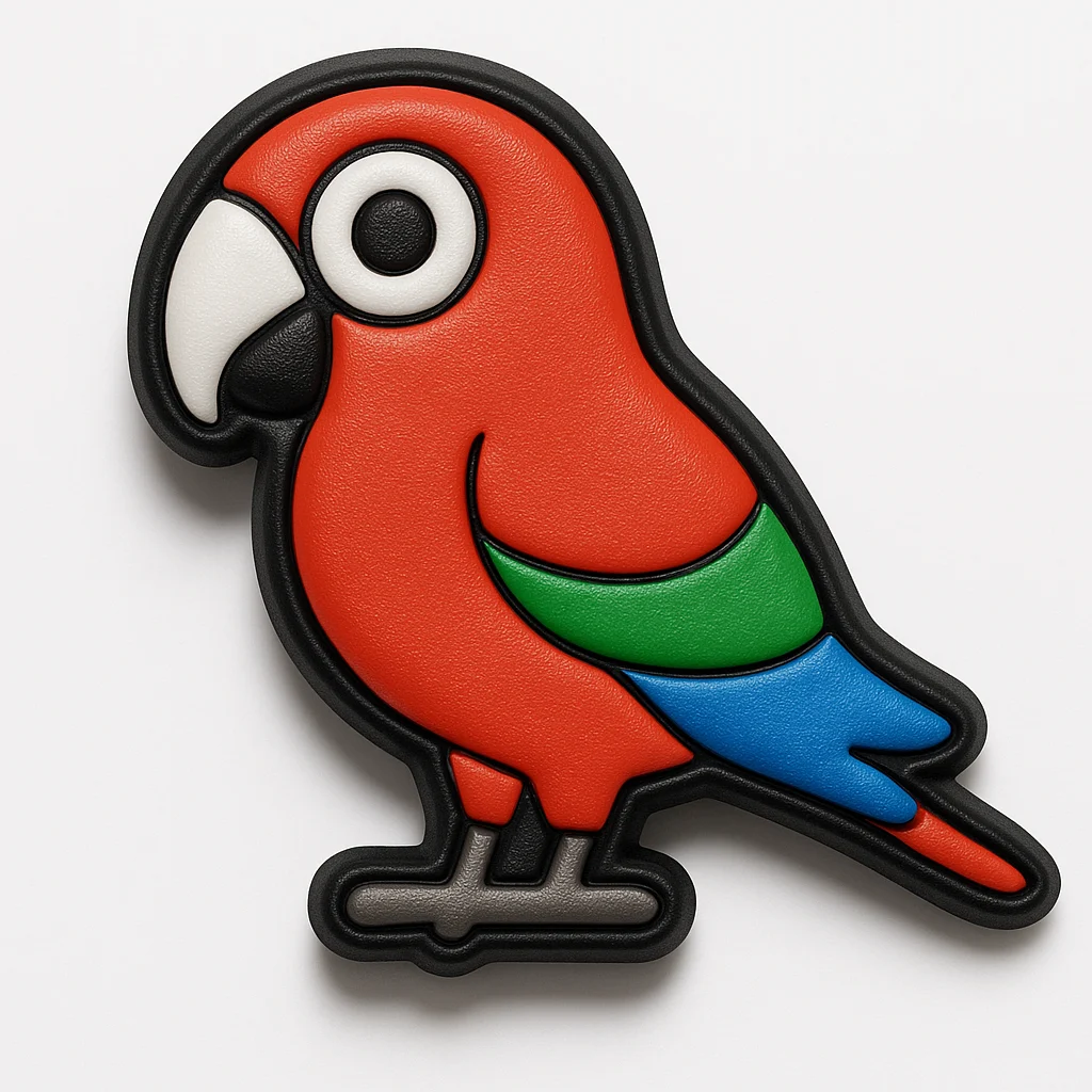 Red Bird Animal Jibbitz-Charms for Crocs