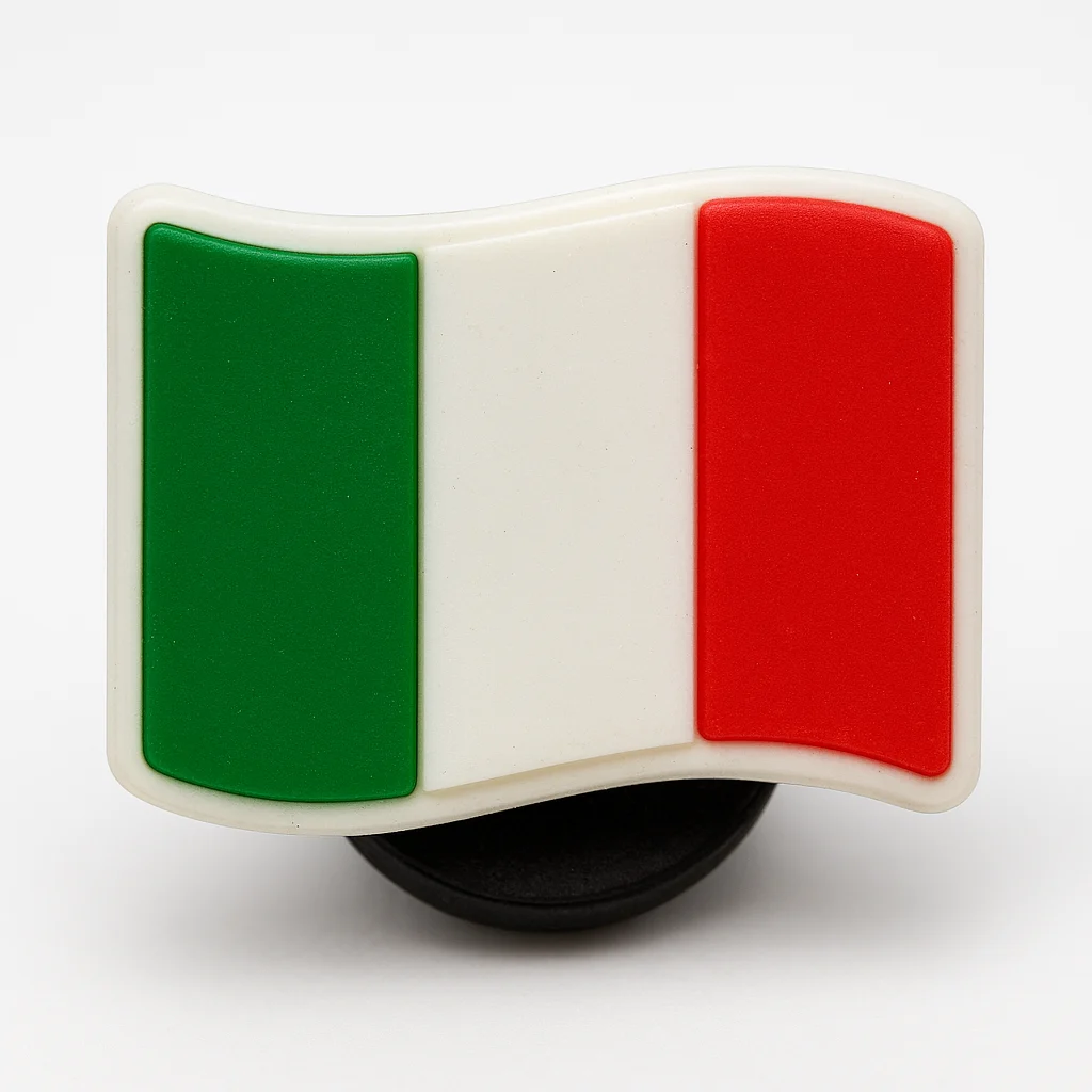 Italy National Country Flag Jibbitz-Charms for Crocs