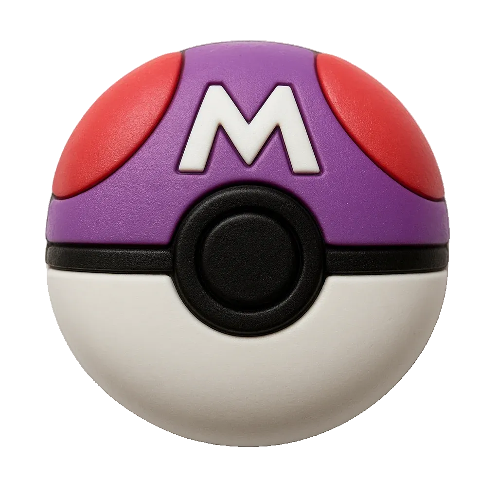 master ball croc charm jibbitz shoe accessory