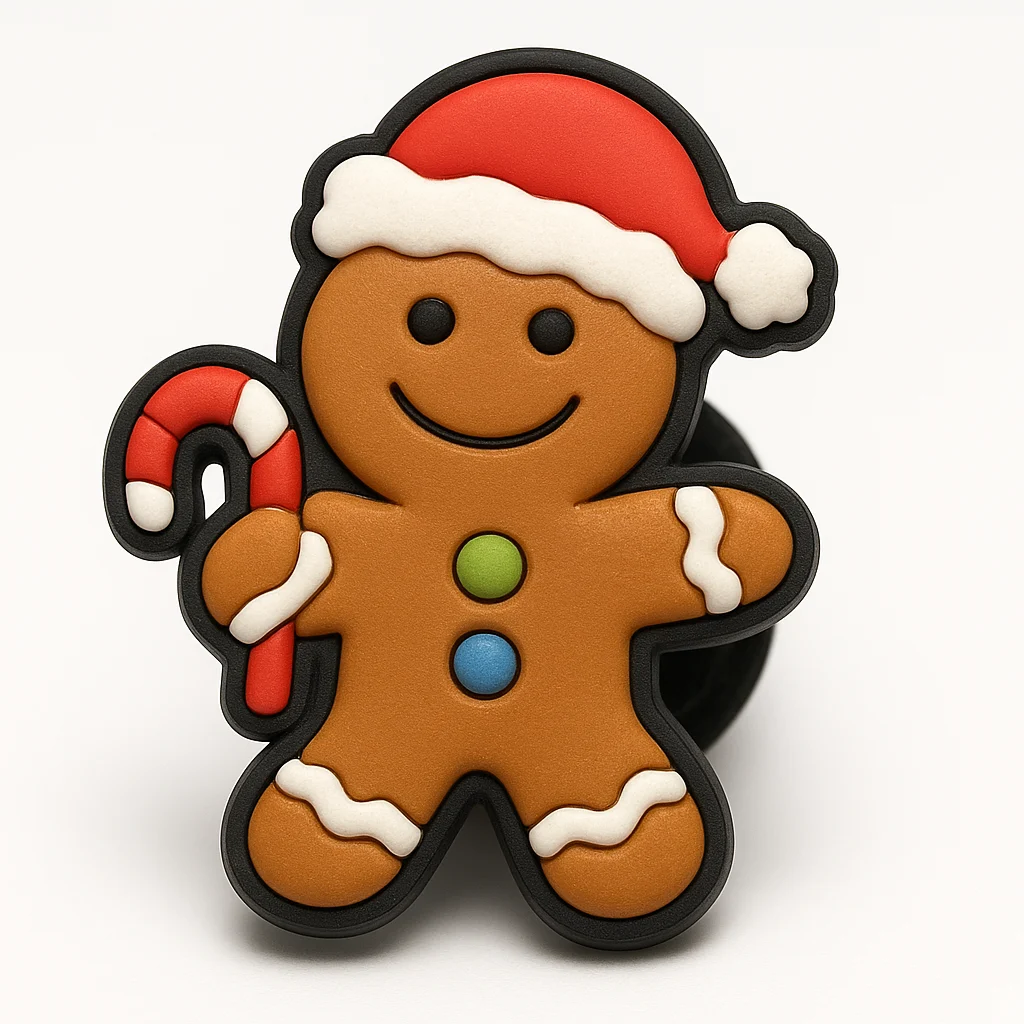 Gingerbread Man Christmas Jibbitz-Charms for Crocs