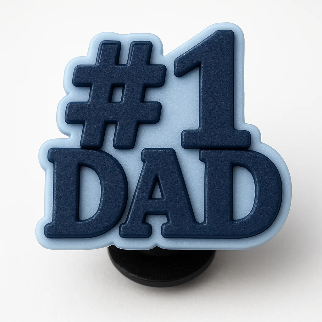 Fathers Day #1 Dad Jibbitz-Charms for Crocs