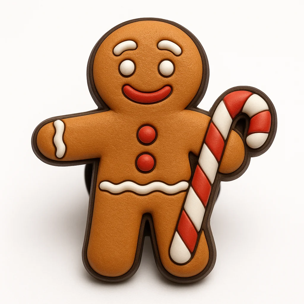 Gingerbread Man Shrek Jibbitz-Charms for Crocs