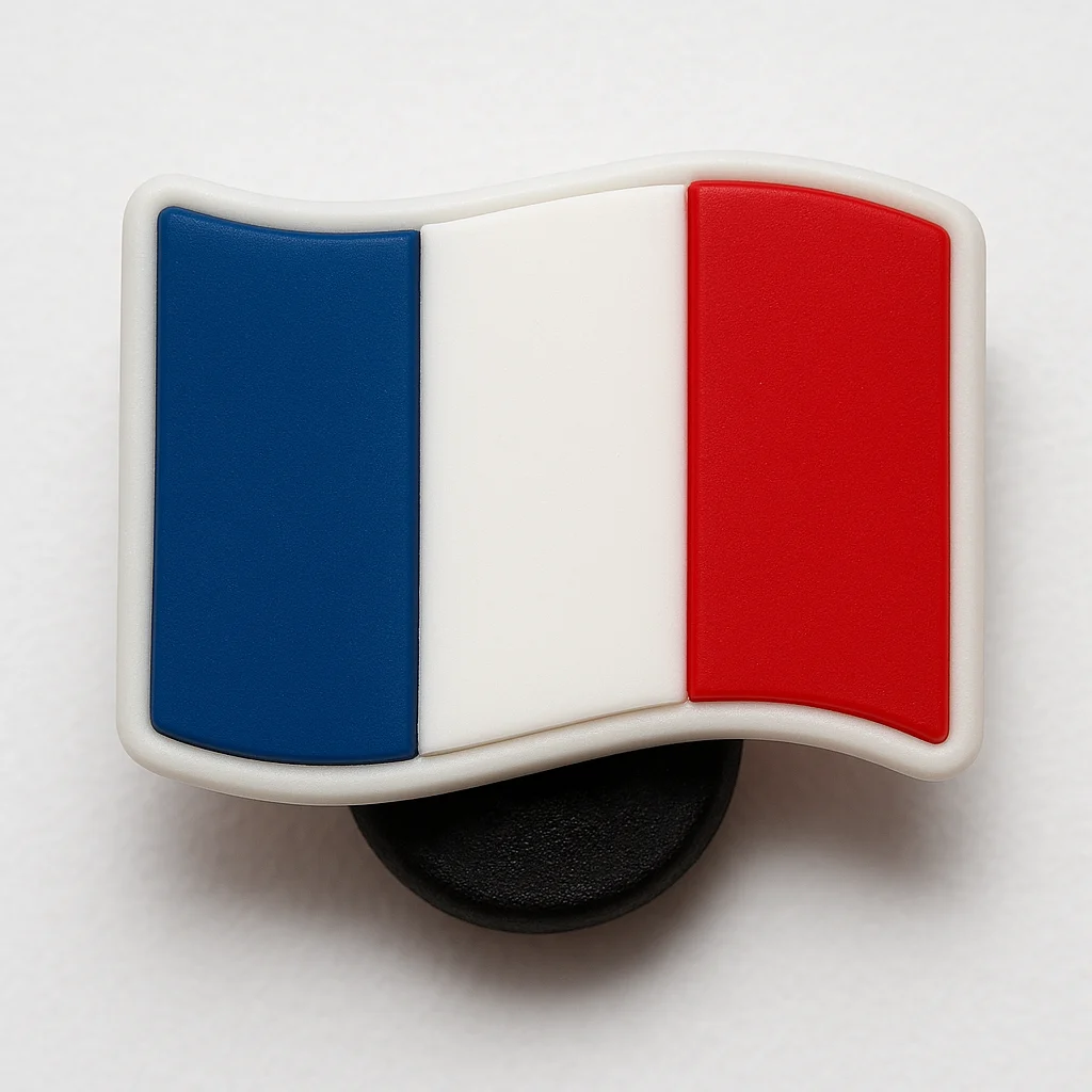 France National Country Flag Jibbitz-Charms for Crocs