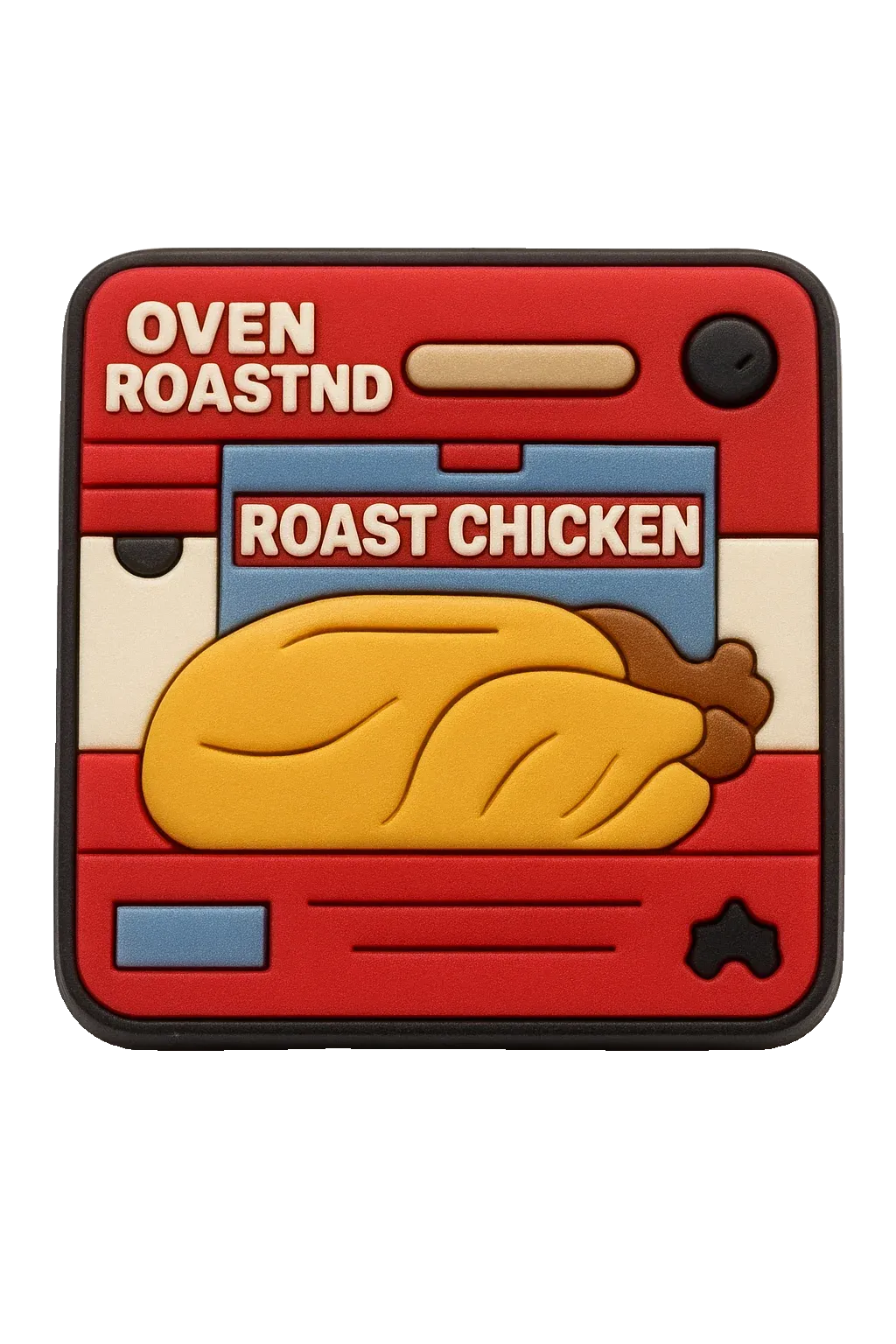 roast chicken croc charm jibbitz shoe accessory