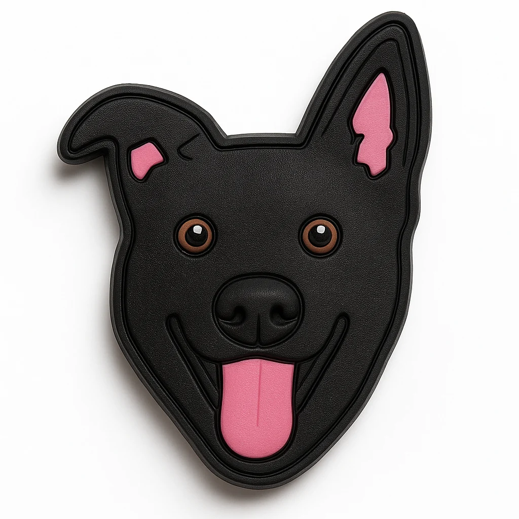 Black Dog German Shepherp Jibbitz-Charms for Crocs