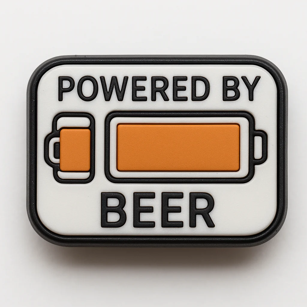 “Powered By Beer” Jibbitz-Charms for Crocs