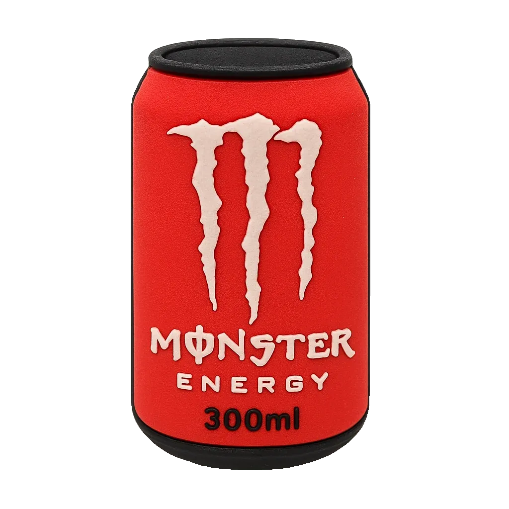 Pink Monster Energy Jibbitz-Charms for Crocs