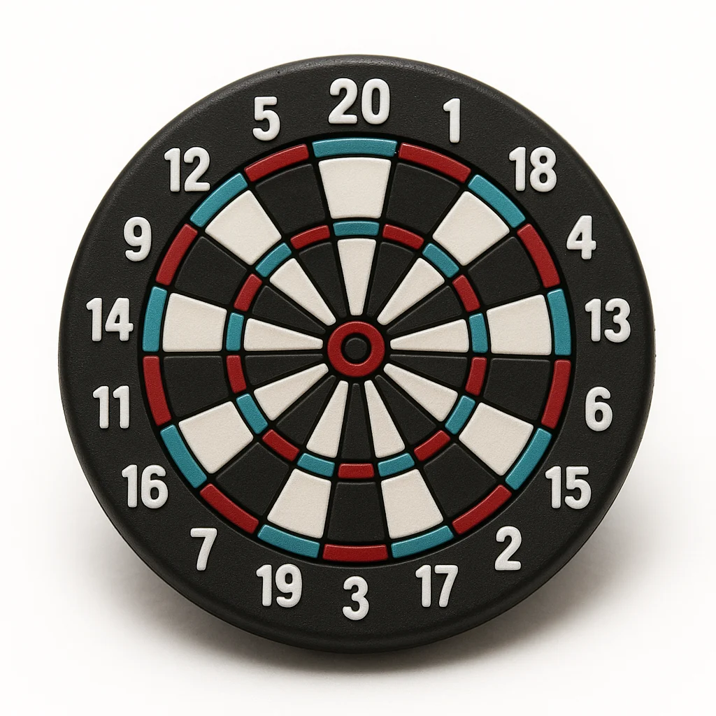 Dart Board Game Jibbitz-Charms for Crocs