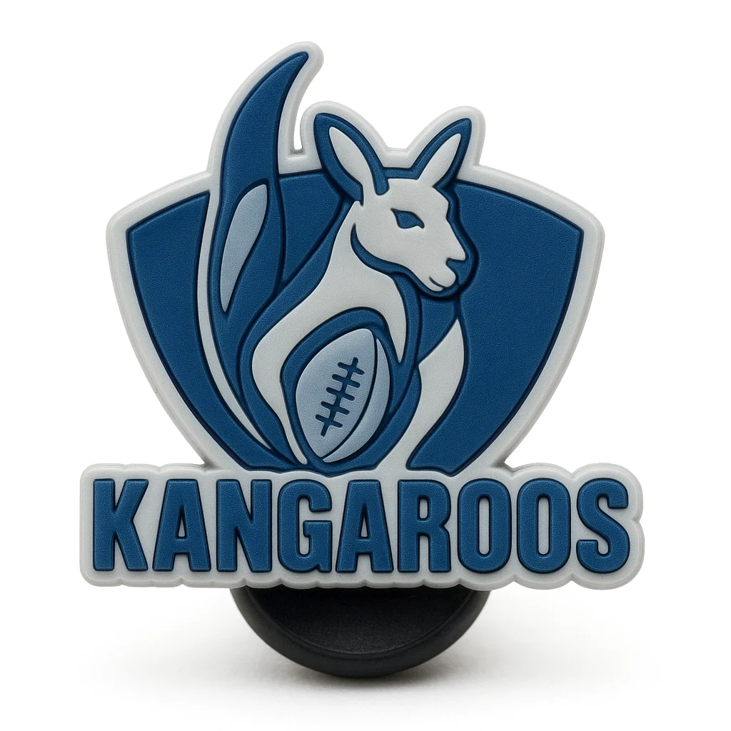 Kangaroos Australian Football Club AFL Jibbitz-Charms for Crocs