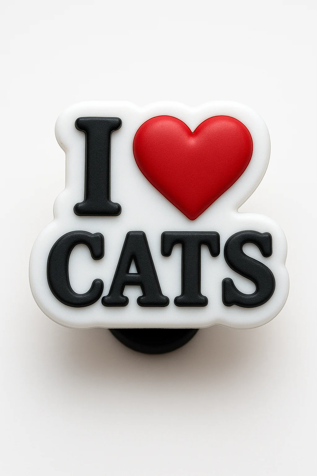 "I <3 Cats" Jibbitz-Charms for Crocs