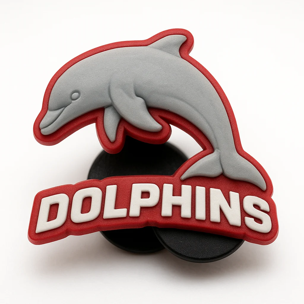 NRL dolphins Football Rugby league Jibbitz-Charms for Crocs