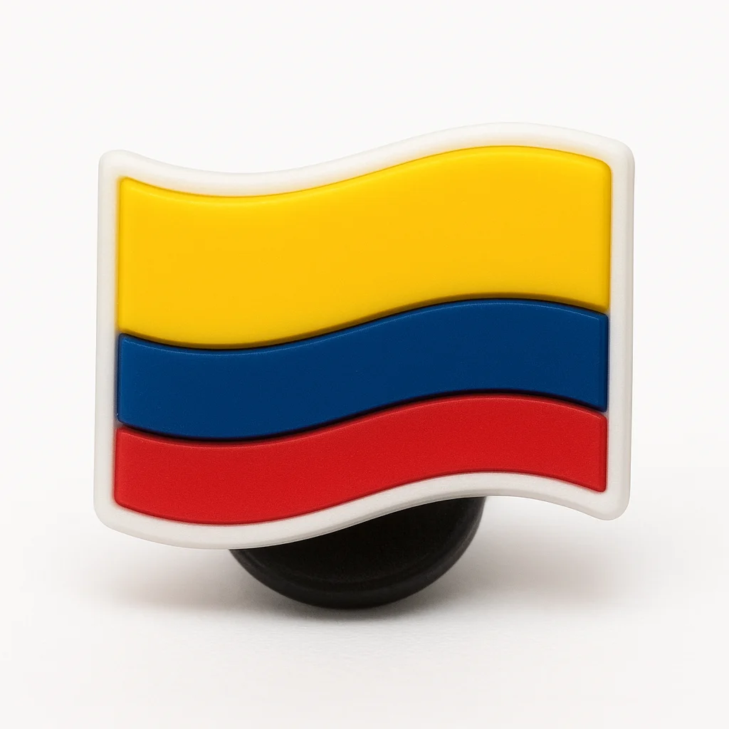 Colombia National Country Flag Jibbitz-Charms for Crocs