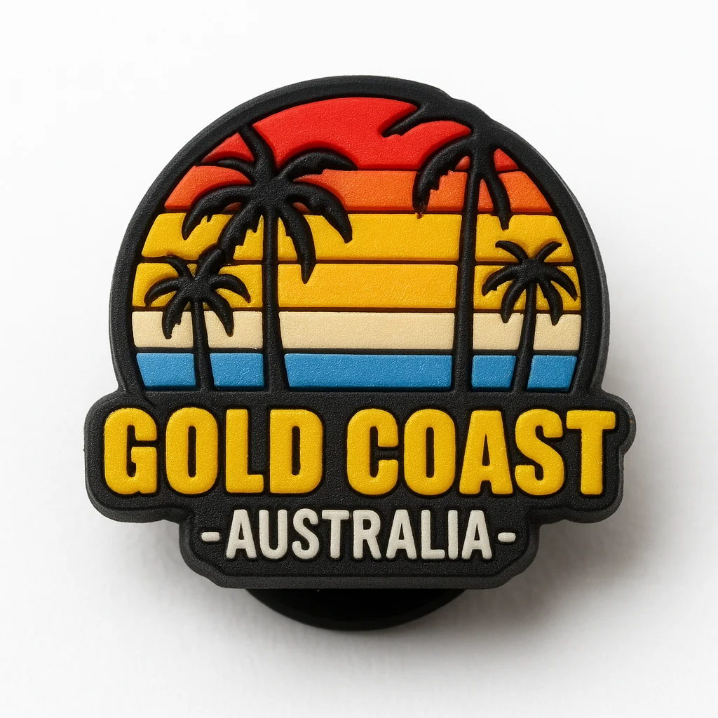Gold Coast Australia Fun Jibbitz-Charms for Crocs