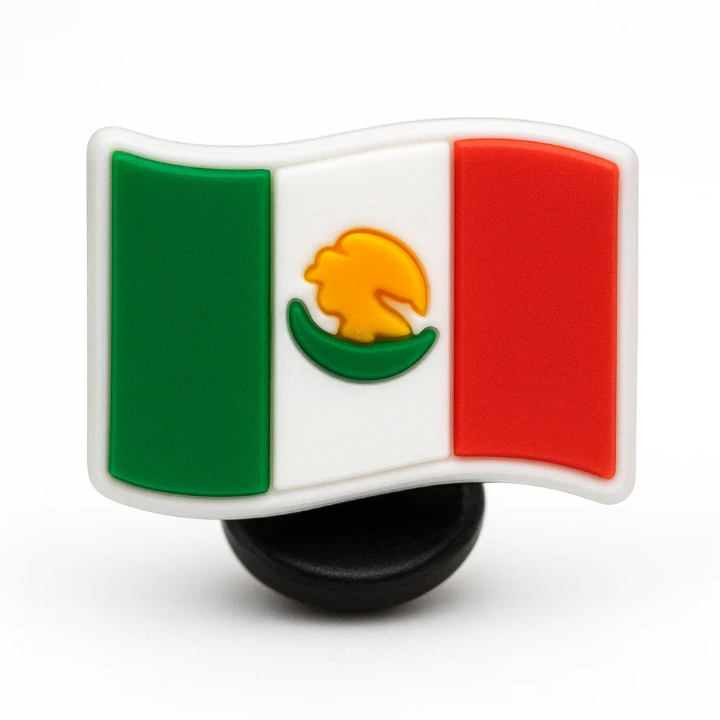 Mexico National Country Flag Jibbitz-Charms for Crocs