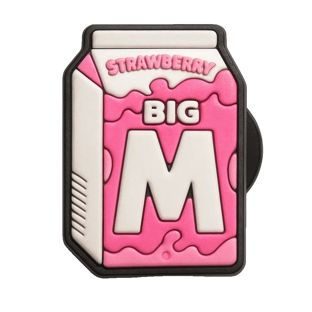 strawberry big m australian croc charm jibbitz shoe accessory