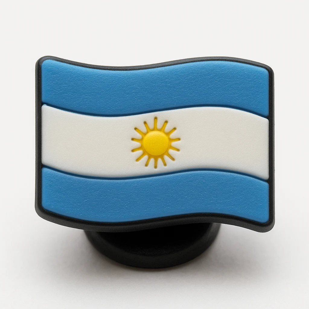 Argentina National Country Flag Jibbitz-Charms for Crocs