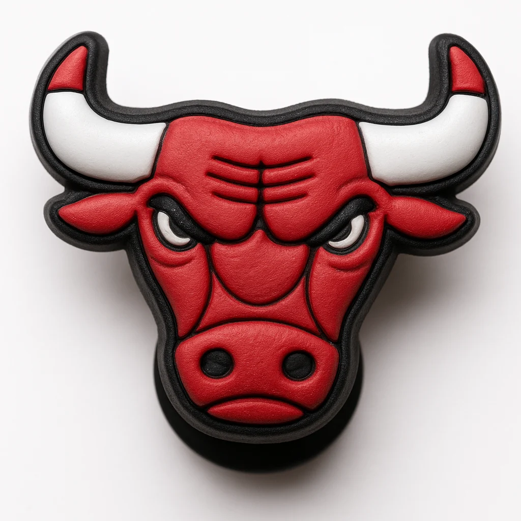 Chicago Bulls Logo For Jibbitz-Crocs Charms