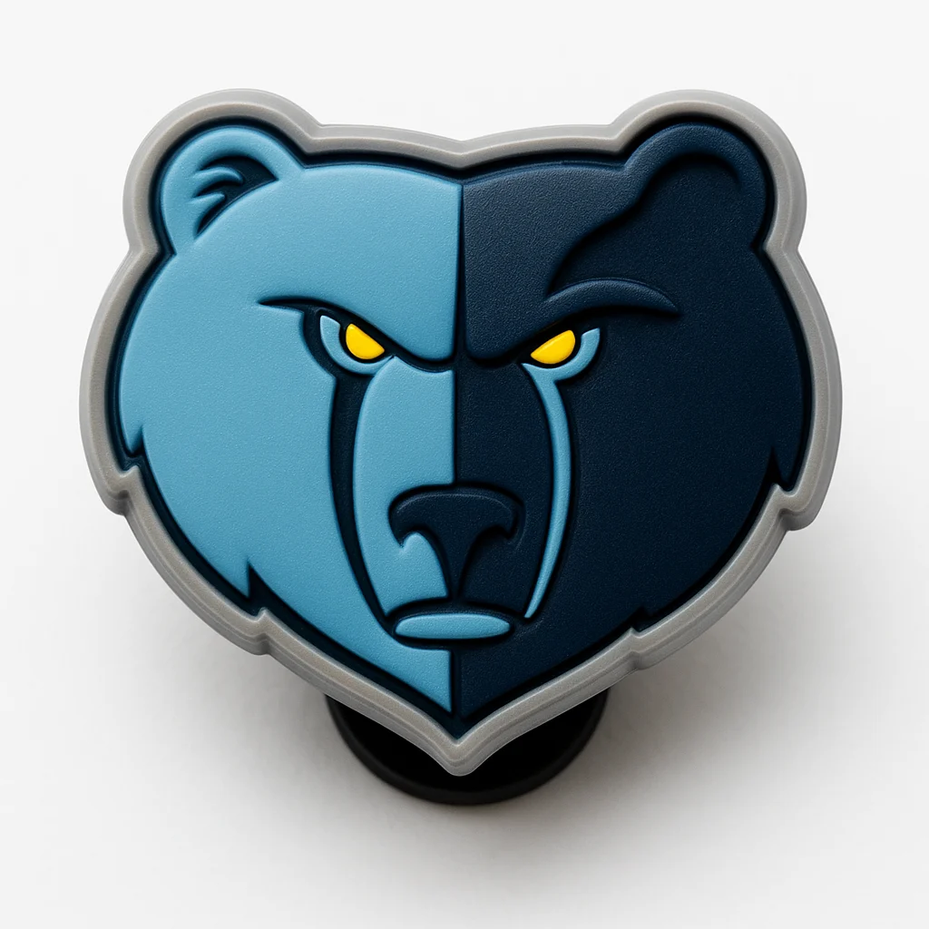 Memphis Grizzlies Logo For Jibbitz-Crocs Charms