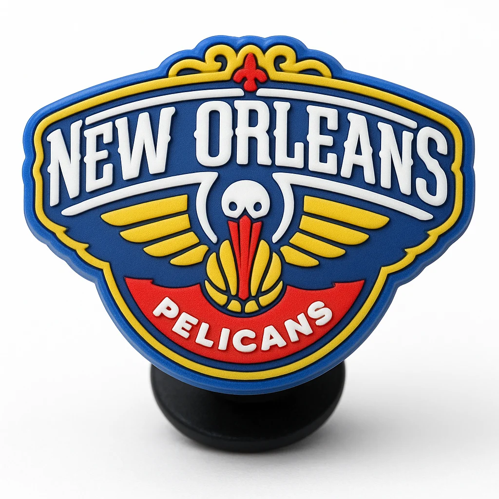 New Orleans Pelicans Logo For Jibbitz-Crocs Charms