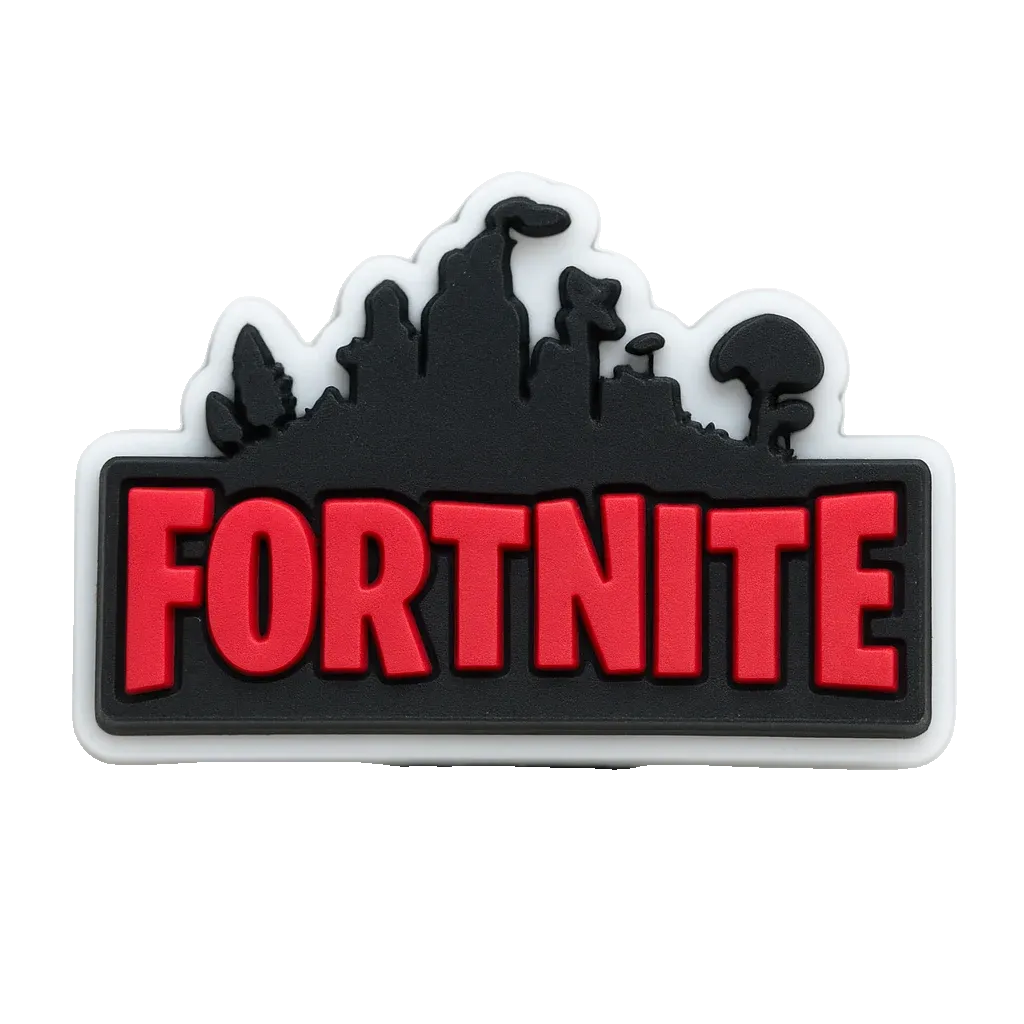 Fortnite Logo Shoe For Jibbitz-Crocs Charms
