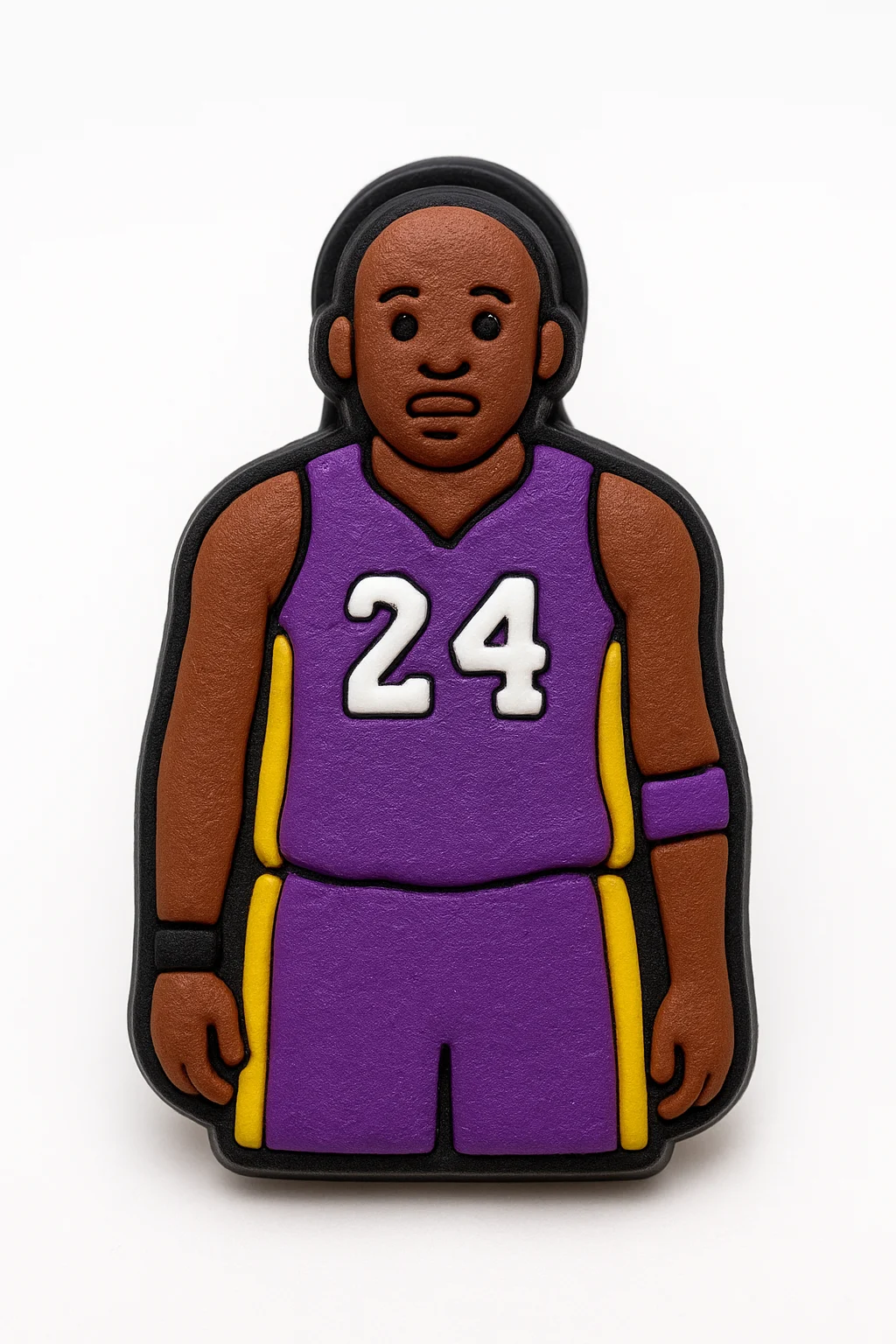 Number 24 Basketball Jersey Shoe Charm For Jibbitz-Crocs Charms