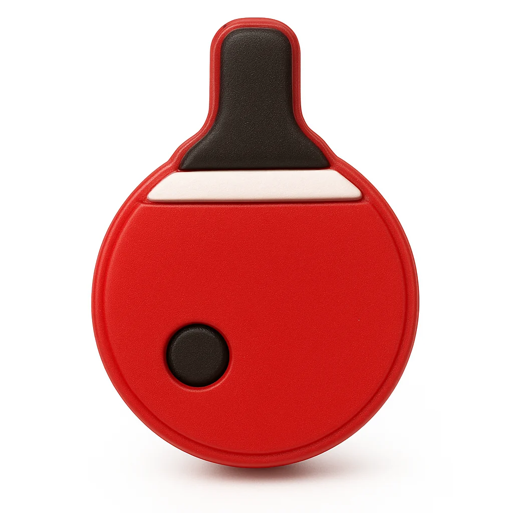 Table Tennis Paddle and Ball Shoe Charm For Jibbitz-Crocs Charms