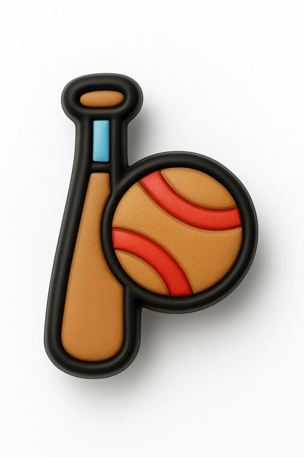 Baseball Bat and Ball Shoe Charm For Jibbitz-Crocs Charms