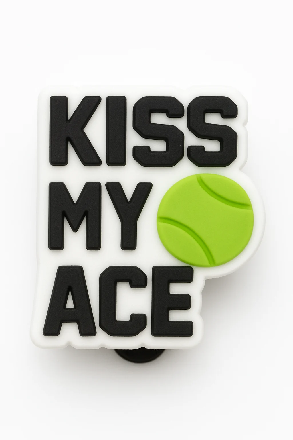 Kiss My Ace Tennis Shoe Charm For Jibbitz-Crocs Charms