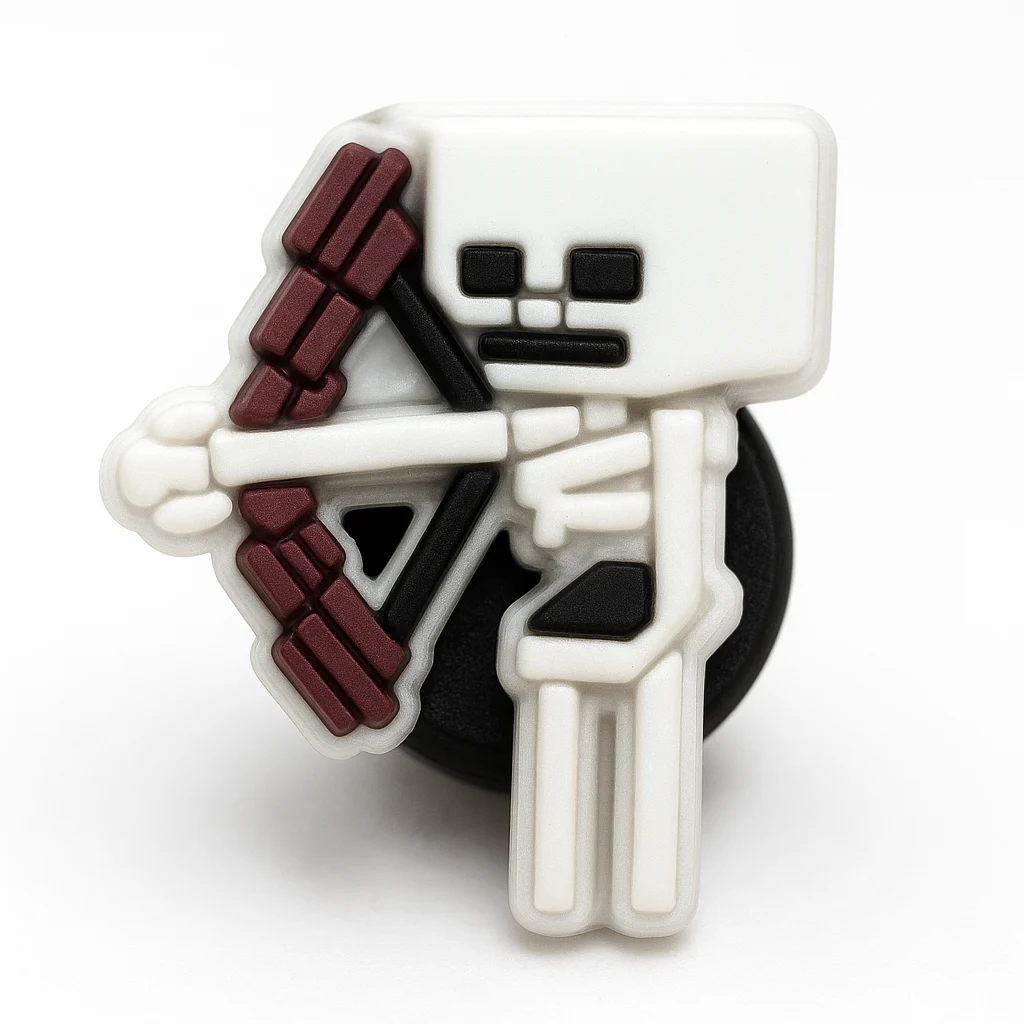 Skeleton Minecraft For Jibbitz-Crocs Charms
