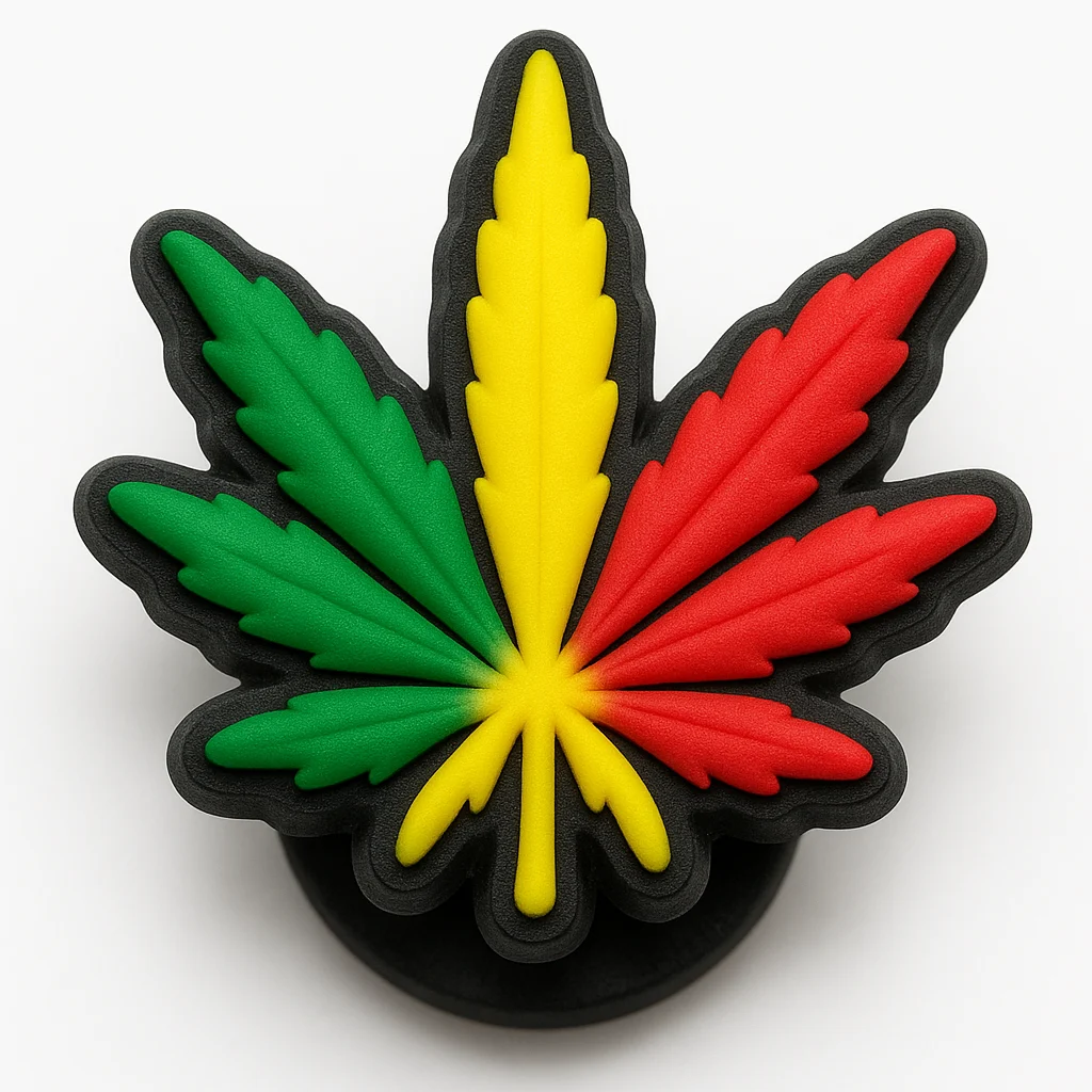 Colourful Leaf Jibbitz-Crocs Charms