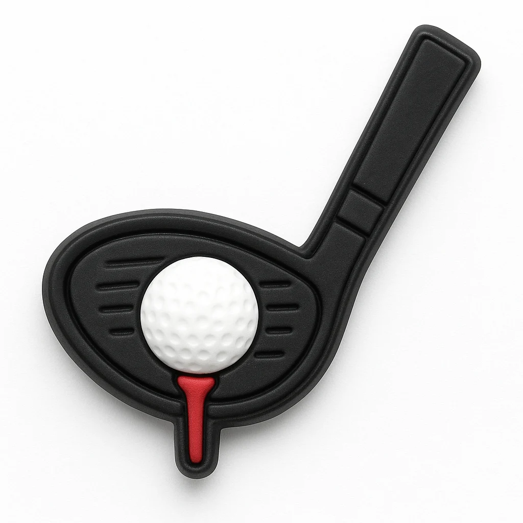 Golf Club Shoe For Jibbitz-Crocs Charms