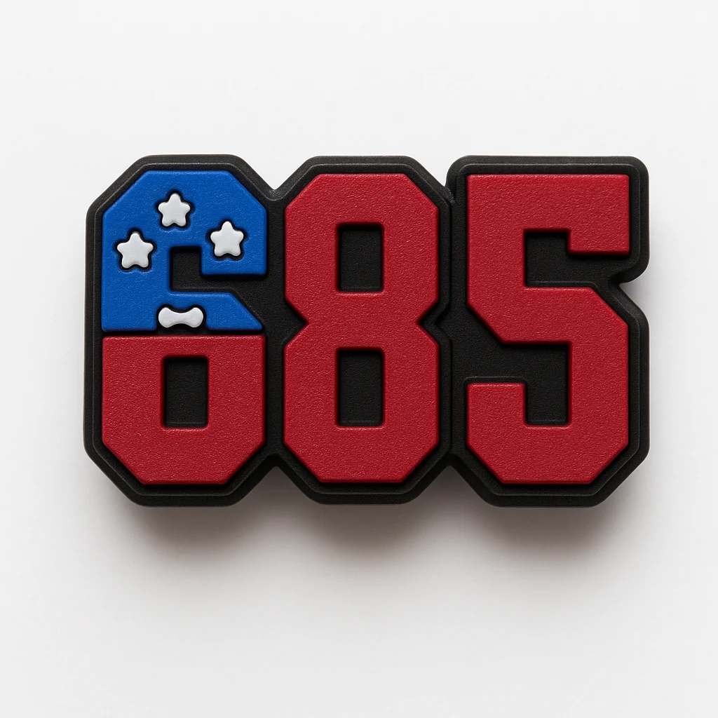 685 Number Block For Jibbitz-Crocs Charms