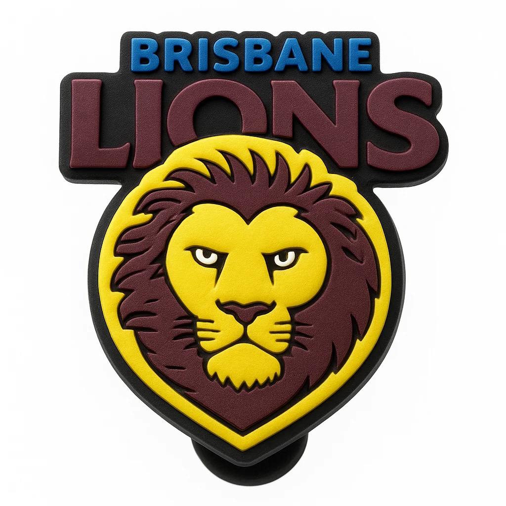 Brisbane Lions Logo For Jibbitz-Crocs Charms